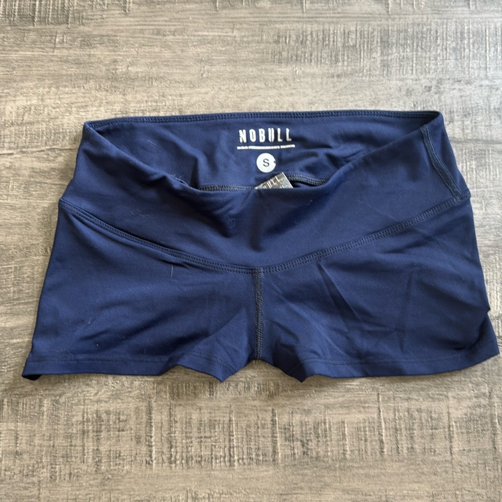 Navy blue nobull shorts